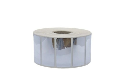 Etykieta foliowa PET 40 x 20 mm srebrna J-505 Jlabels - sklep internetowy Jshop