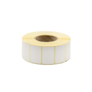 Etykieta papierowa 35x25 mm 2000 szt. na rolce  fi40mm ZESTAW 12 rolek