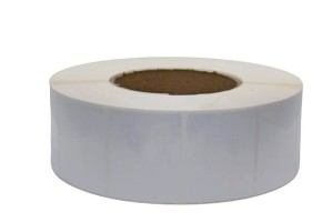Etykieta foliowa PE 30x20 mm 2000 szt. na rolce fi40mm, ZESTAW 7 ROLEK 