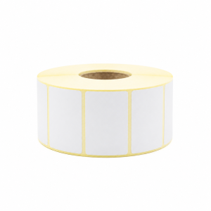 Etykieta papierowa 50x15 mm 2000 szt. na rolce, FI40MM, zestaw 8 ROLEK