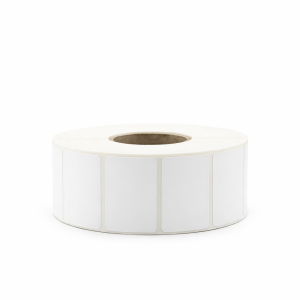 Etykieta foliowa PP 32x25 mm 2000 szt. na rolce fi40mm ZESTAW 5 ROLEK
