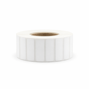 Etykieta foliowa PE 19x22mm 1 000 szt. na rolce, fi40mm, ZESTAW 4 ROLEK