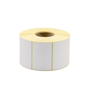 Etykieta papierowa  68x38 mm 3000 sztuk na rolce fi76
